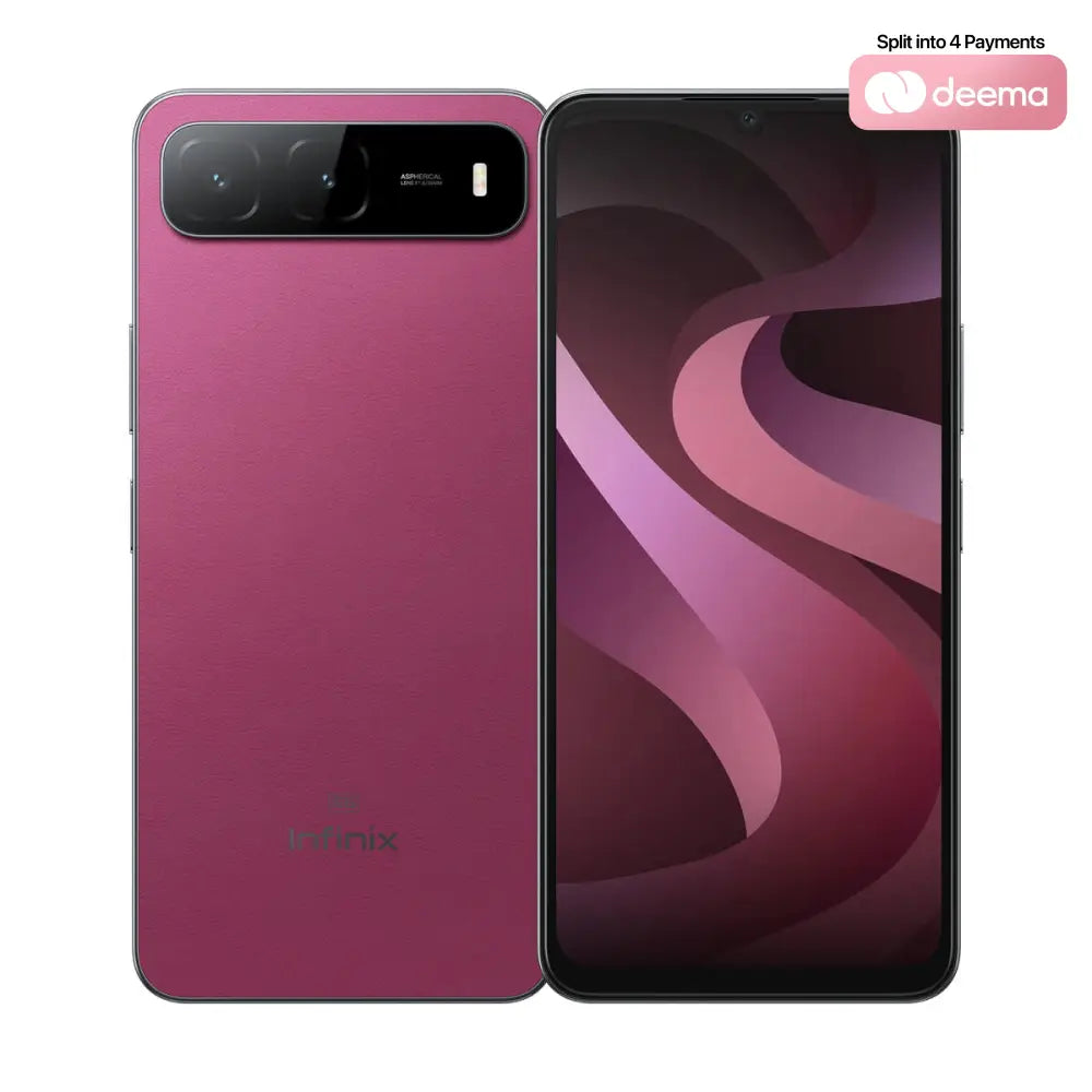 Infinix Hot 60i 5G (8GB RAM + 256GB Memory) - Plum Red