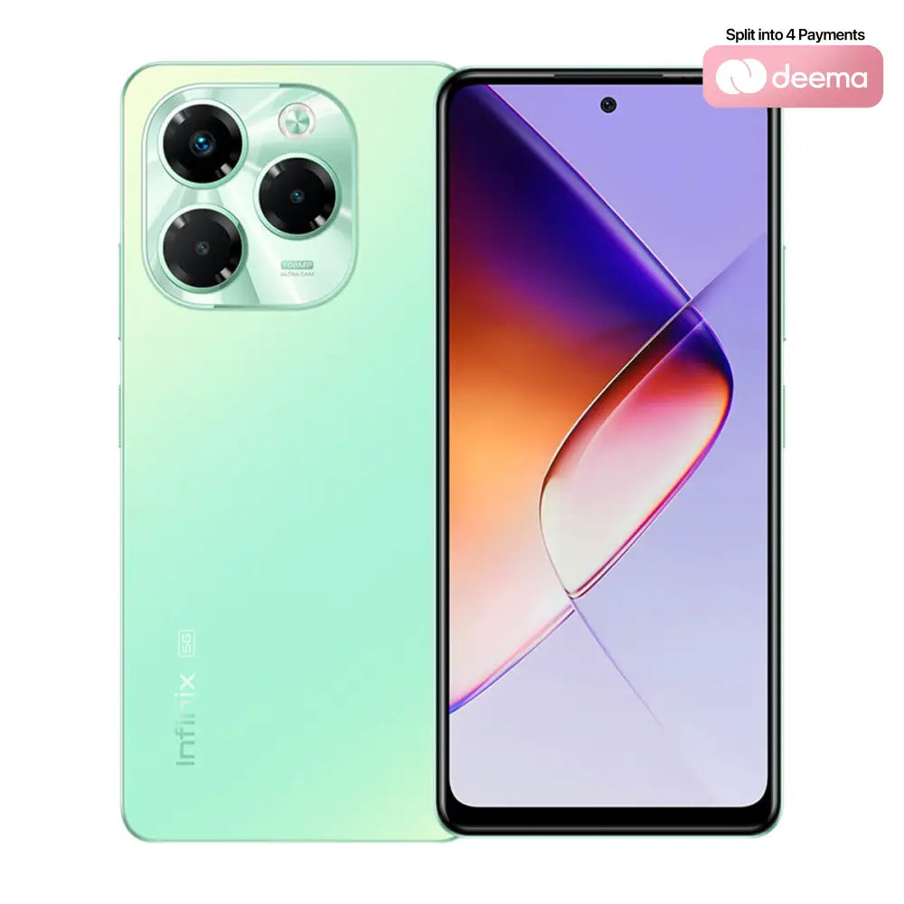 Infinix Note 40X 5G (16GB RAM (8 + 8) 256GB Memory) - Lime Green