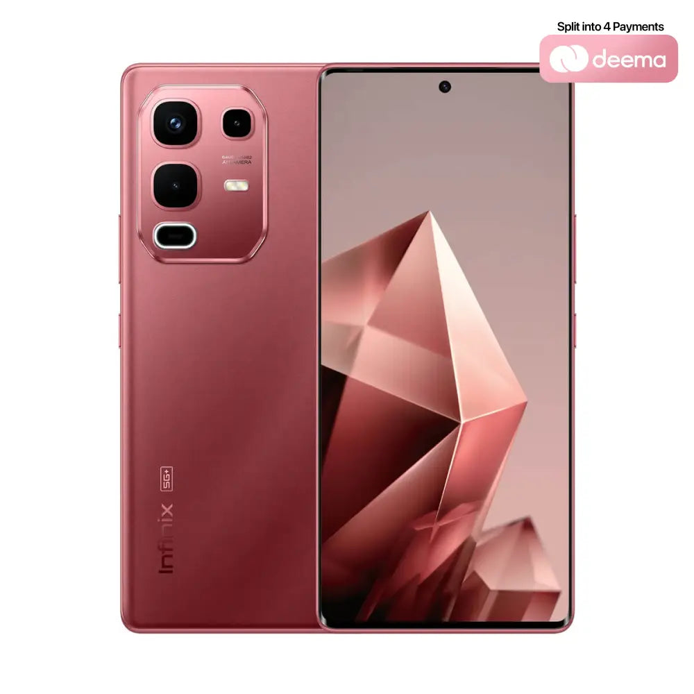 Infinix Note 50S 5G+ (8GB RAM + 256GB Memory) - Burgundy Red