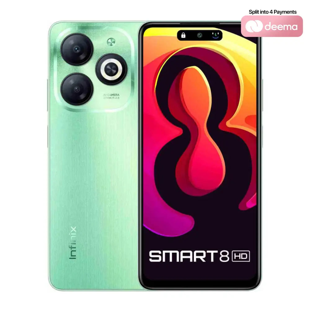 Infinix Smart 8 (6GB RAM (3 + 3) + 64GB Memory) - Crystal Green