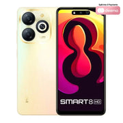 Infinix Smart 8 (6GB RAM (3 + 3) + 64GB Memory) - Shiny Gold