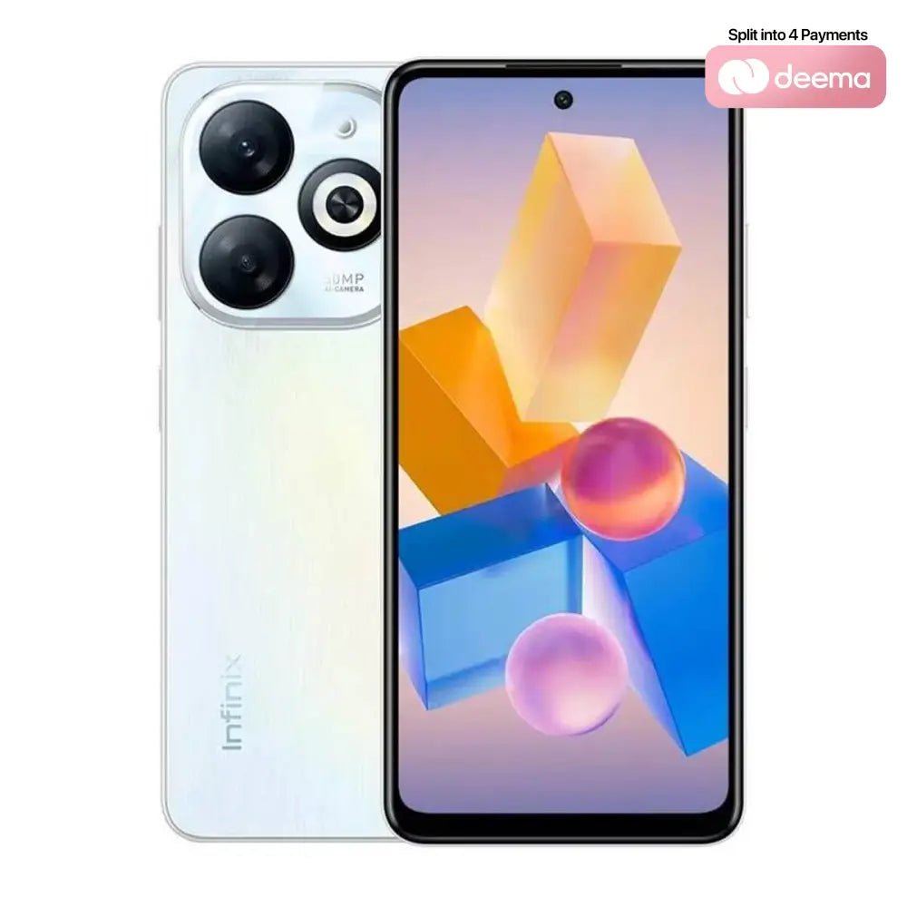 Infinix Smart 8 Pro (8GB RAM (4 + 4) + 128GB Memory) - Galaxy White