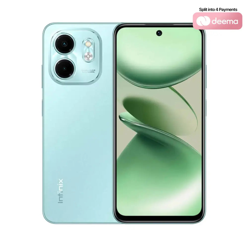 Infinix Smart 9 (8GB RAM (4 + 4) + 128GB Memory) - Mint Green