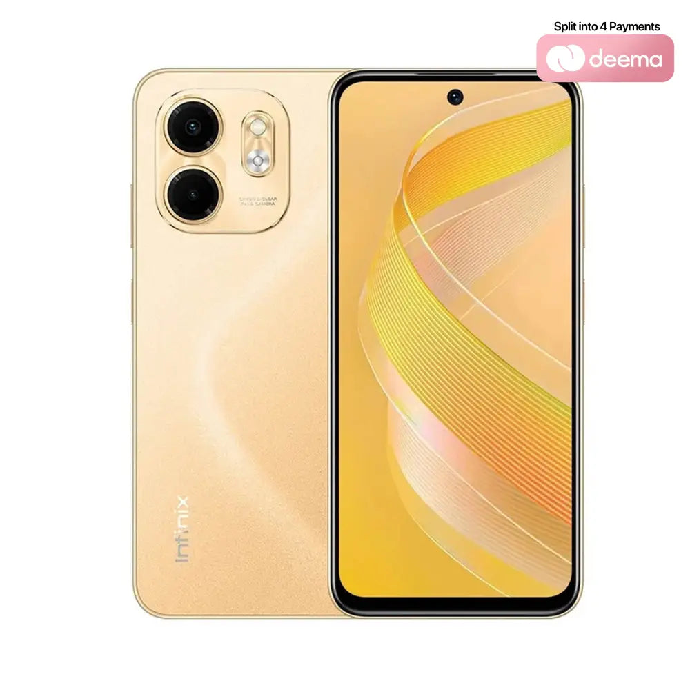 Infinix Smart 9 (8GB RAM (4 + 4) + 128GB Memory) - Sandstone Gold