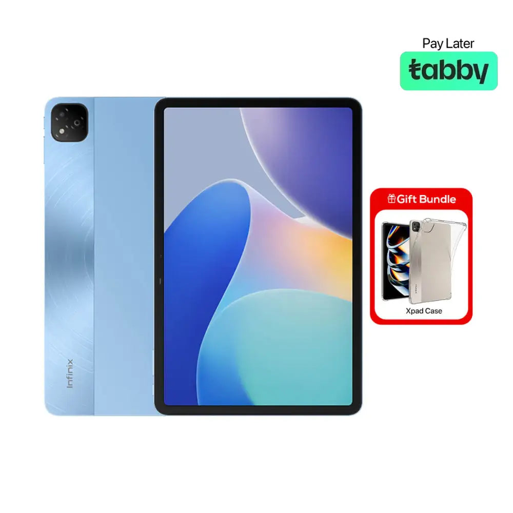 Infinix Xpad Wi-Fi (4GB RAM + 128GB Memory) - Frost Blue with Xpad Case