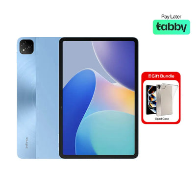 Infinix Xpad Wi-Fi (4GB RAM + 128GB Memory) - Frost Blue with Xpad Case