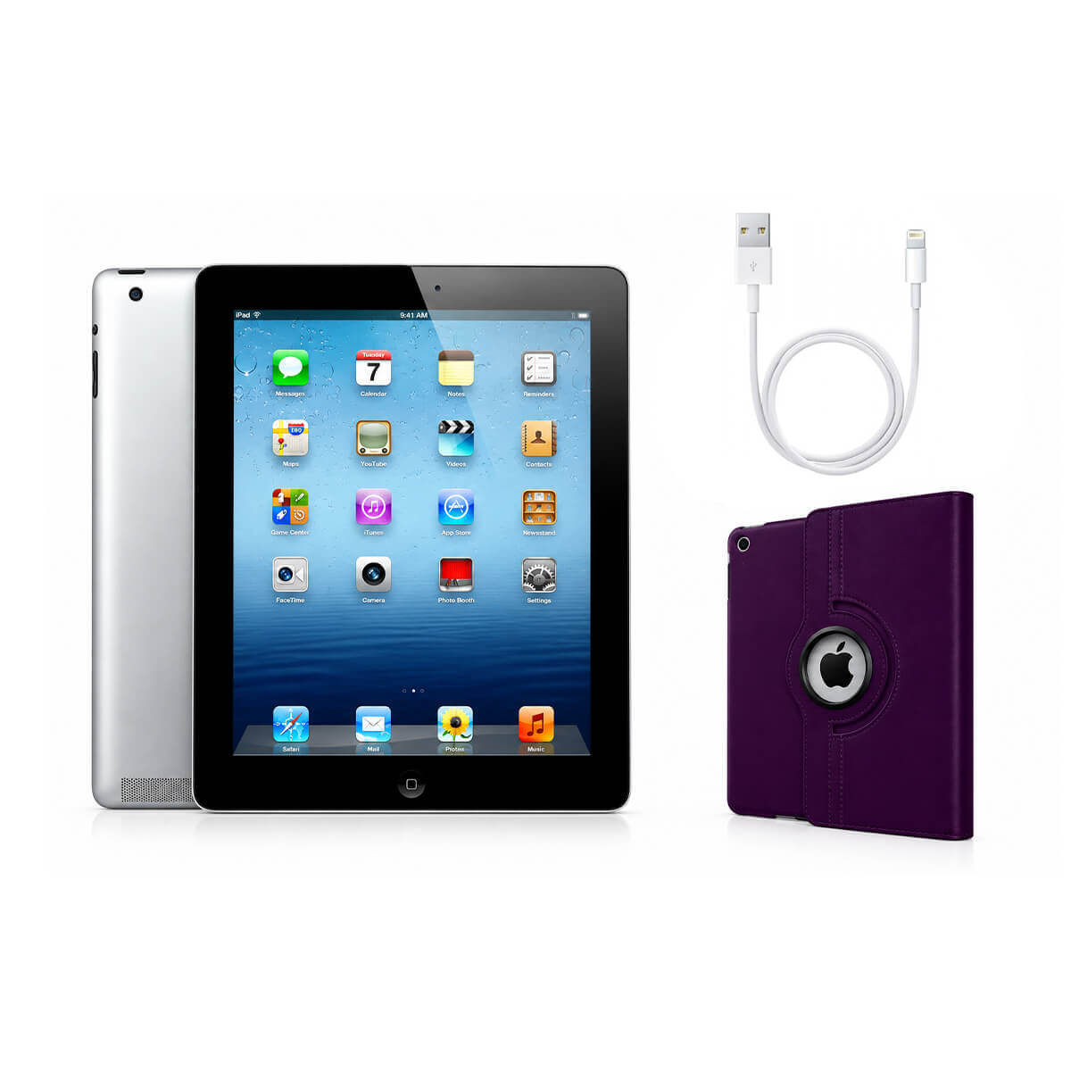 Used Apple iPad 4th Gen 16GB Wi-Fi with Cover