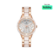 Kenneth Scott Ladies Rose Gold Dial Multi Function Watch - K24604-RCWW