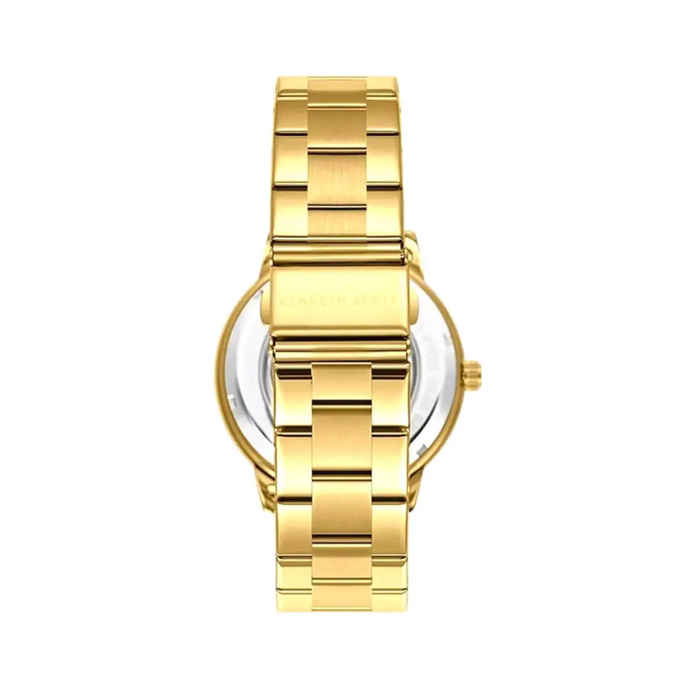 Kenneth Scott Men’s Black Dial Automatic Watch - K24324-GBGB