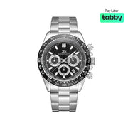 Kenneth Scott Men’s Black Dial Multi Function Watch - K23123-SBSB