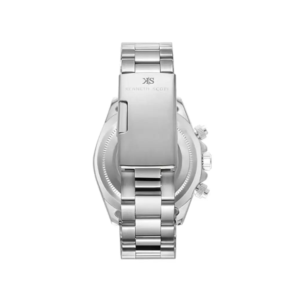 Kenneth Scott Men’s Black Dial Multi Function Watch - K23123-SBSB