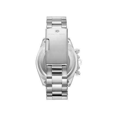 Kenneth Scott Men’s Black Dial Multi Function Watch - K23123-SBSB