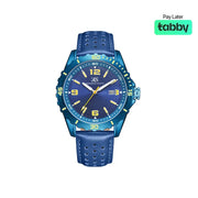 Kenneth Scott Men’s Blue Dial Analog Watch - K24022-NLNNY
