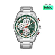 Kenneth Scott Men’s Green Dial Analog Watch - K24117-SBSH