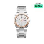 Kenneth Scott Men’s White Dial Analog Watch - K24011-KBSW
