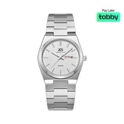 Kenneth Scott Men’s White Dial Analog Watch - K24011-SBSW