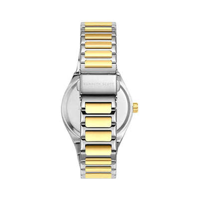 Kenneth Scott Men’s White Dial Analog Watch - K24016-TBTW