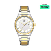 Kenneth Scott Men’s White Dial Analog Watch - K24016-TBTW