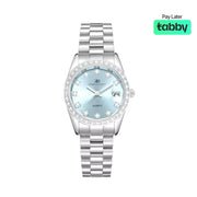 Kenneth Scott Women’s Light Blue Dial Analog Watch - K23545-SBSL