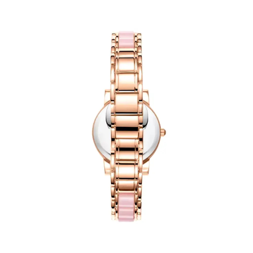 Kenneth Scott Women’s Pink Dial Analog Watch - K23547-KCPP