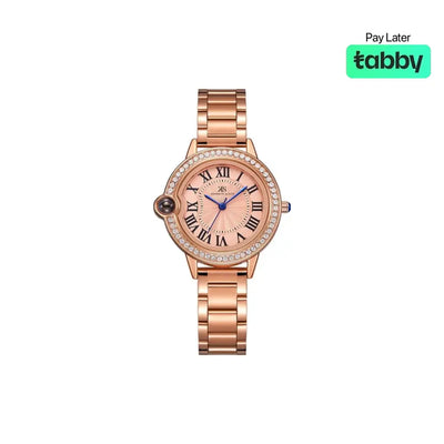 Kenneth Scott Women’s Rose Gold Dial Analog Watch - K22530-RBKK