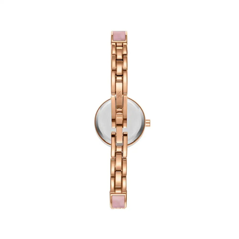 Kenneth Scott Women’s Rose Gold Dial Analog Watch - K24502-RCPP
