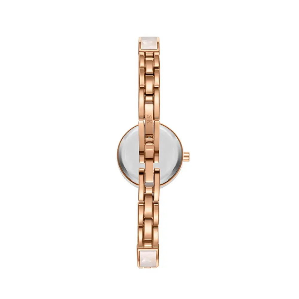 Kenneth Scott Women’s Rose Gold Dial Analog Watch - K24502-RCWW