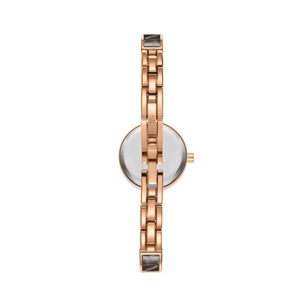 Kenneth Scott Women’s Rose Gold Dial Analog Watch - K24502-RCXX