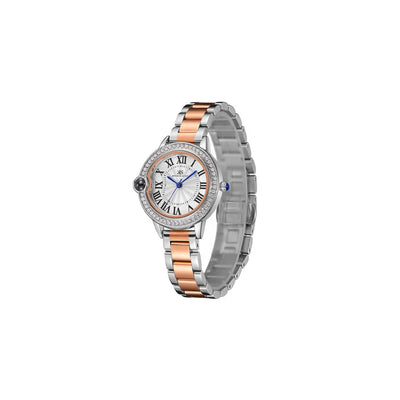 Kenneth Scott Women’s White Dial Analog Watch - K22530-KBKW