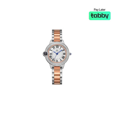 Kenneth Scott Women’s White Dial Analog Watch - K22530-KBKW