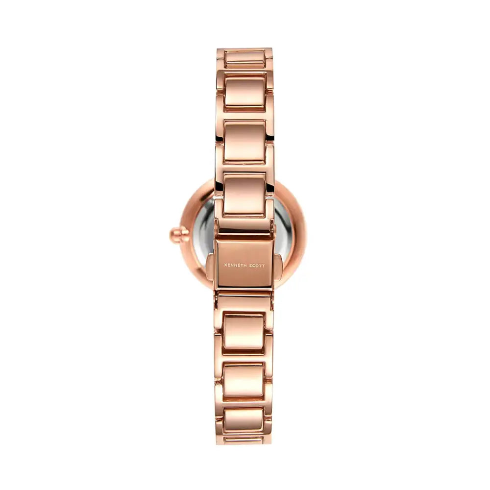 Kenneth Scott Women’s White Dial Analog Watch - K22531-KCWW