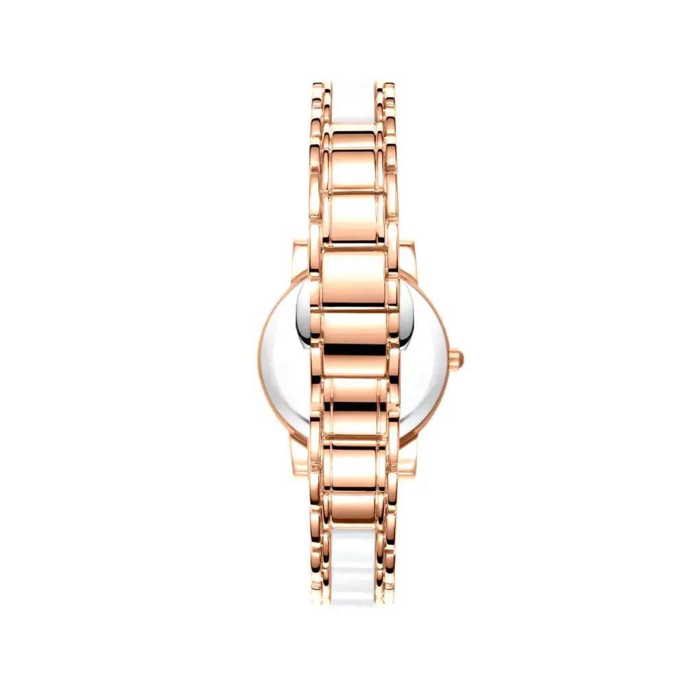 Kenneth Scott Women’s White Dial Analog Watch - K23547-KCWW