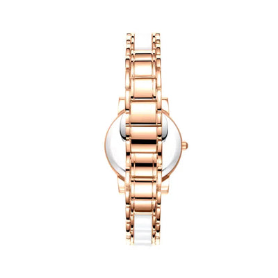 Kenneth Scott Women’s White Dial Analog Watch - K23547-KCWW