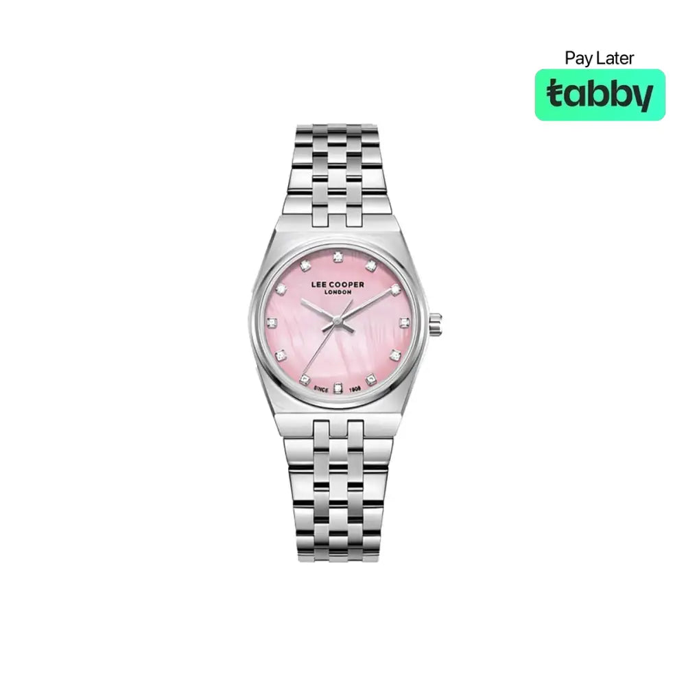 Lee Cooper Women’s Analog Pink Dial Watch - LC08204.380
