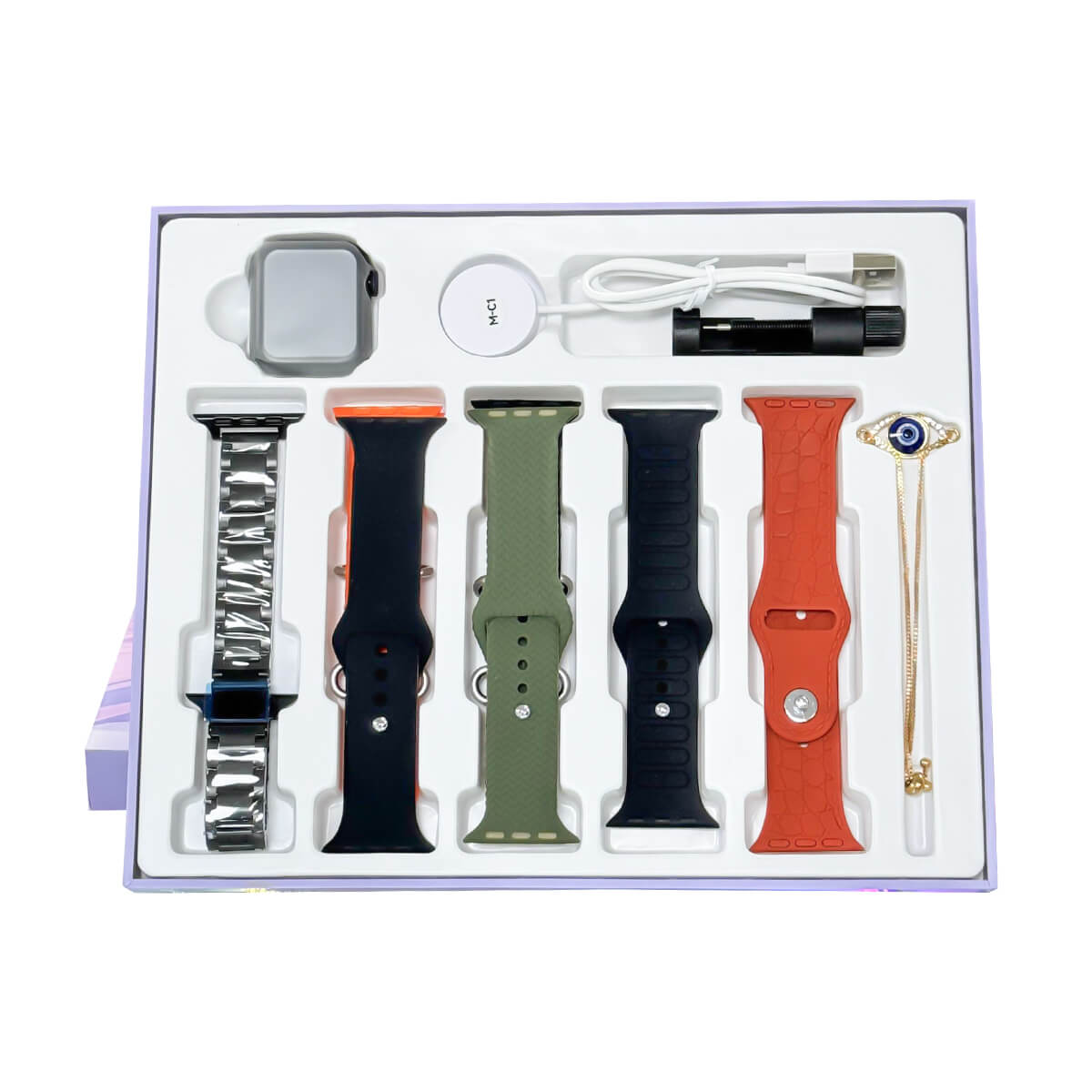 Modio Mini 7 Smartwatch and Bracelet with 7 Strap