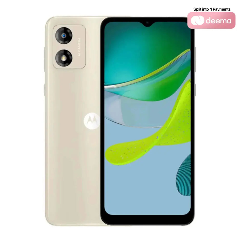 Motorola Moto E13 (2GB RAM + 64GB Memory) - Creamy White