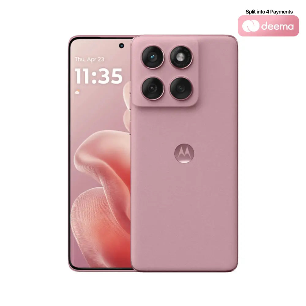 Motorola Moto Edge 60 Fusion 5G (12GB RAM + 256GB Memory) - Pantone Zephyr (Pink)