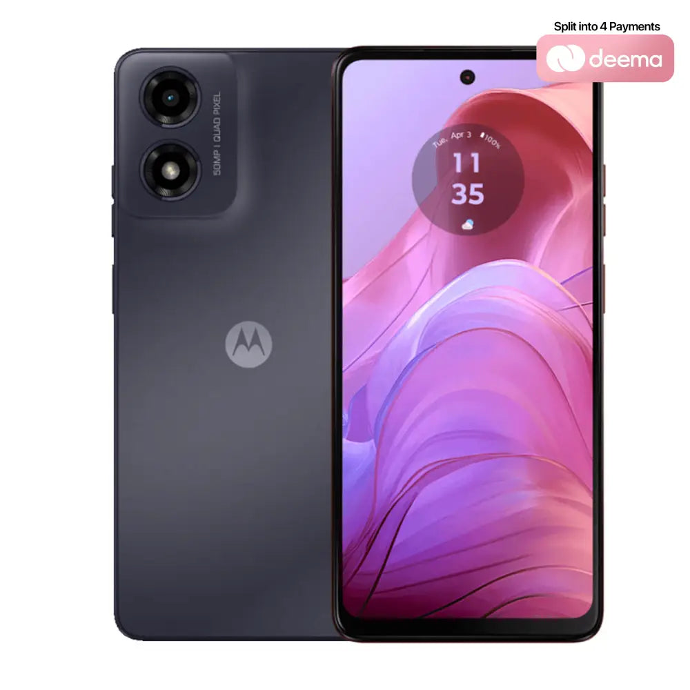 Motorola Moto G04s (8GB RAM(4 + 4) + 64GB Memory) - Concord Black