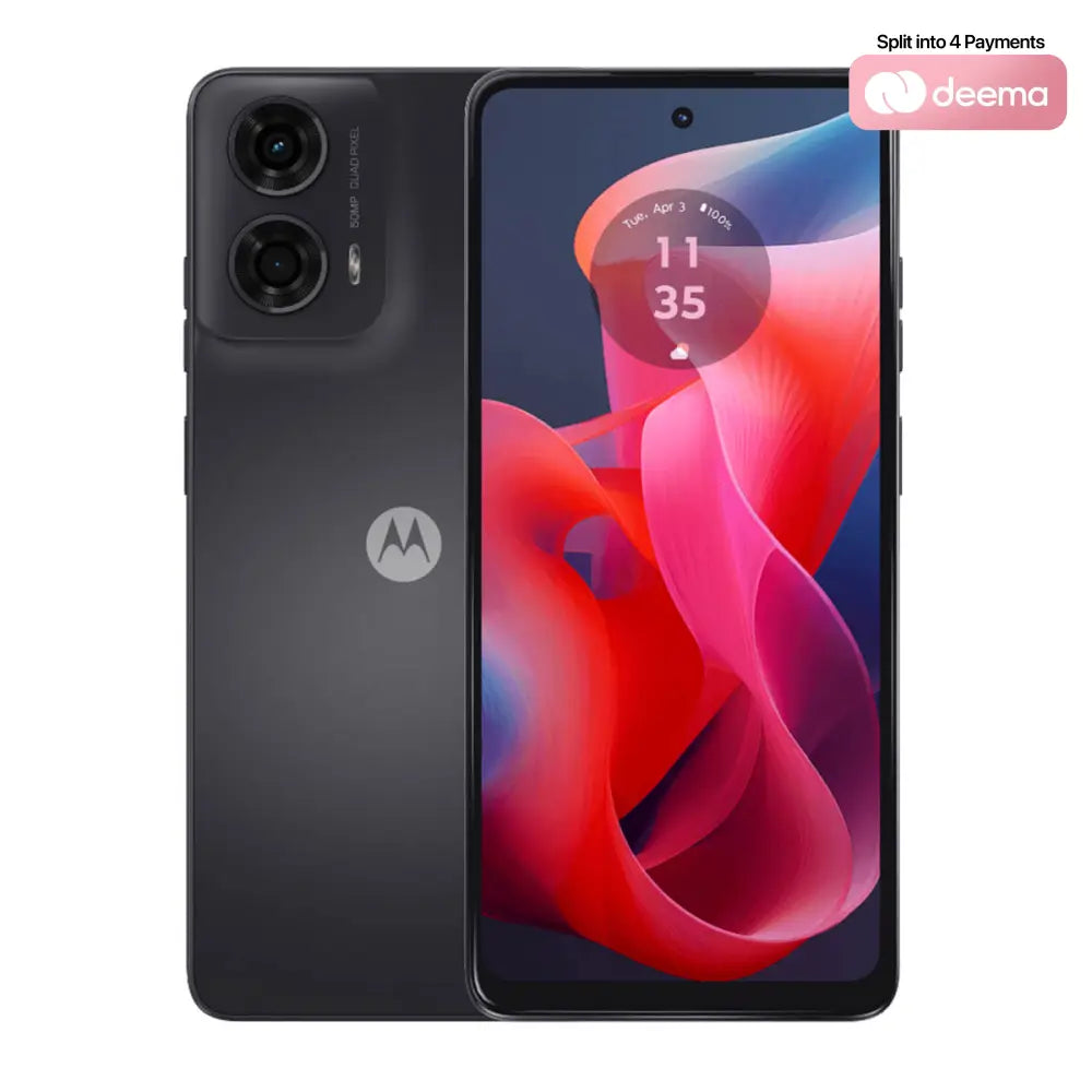Motorola Moto G24 (16GB RAM (8 + 8) + 128GB Memory) - Matte Charcoal