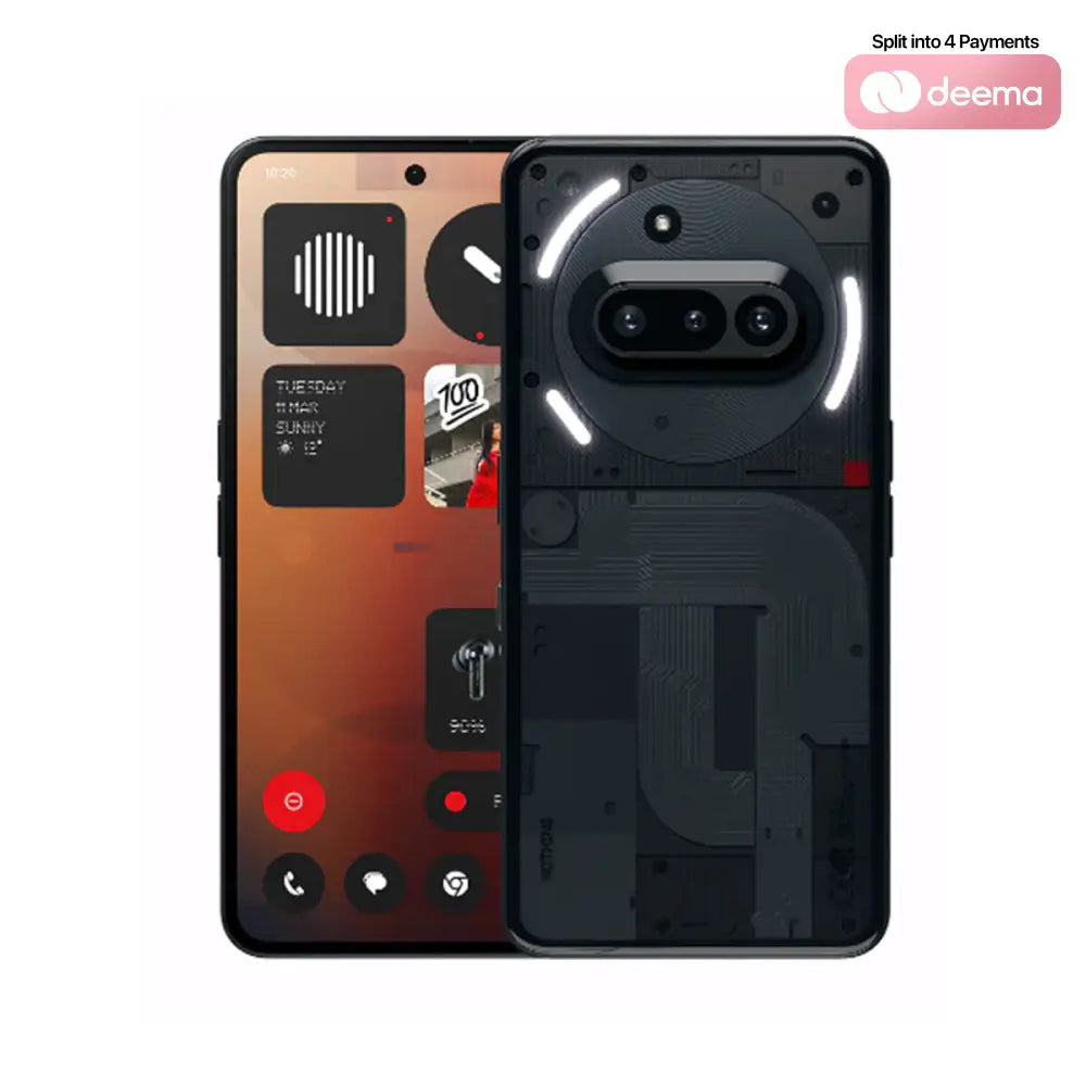 Nothing Phone 3a (12GB RAM + 256GB Memory) - Black
