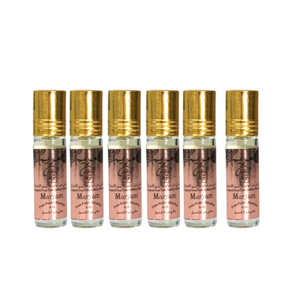 Maryam Roll-on Oil Free From Alcohol 6ml (Pack of 6) - Copper