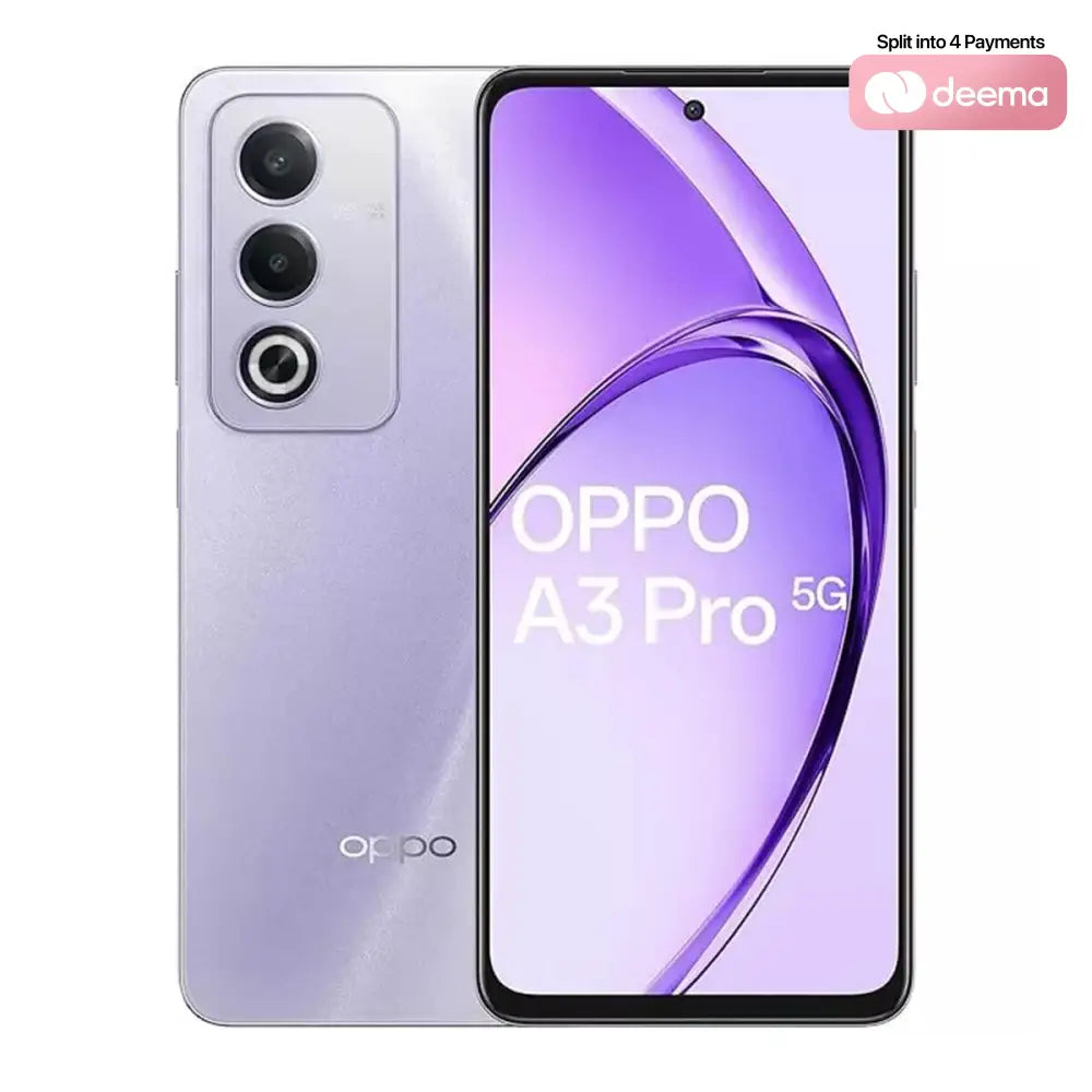 Oppo A3 Pro 5G (8GB RAM + 256GB Memory) - Moonlight Purple
