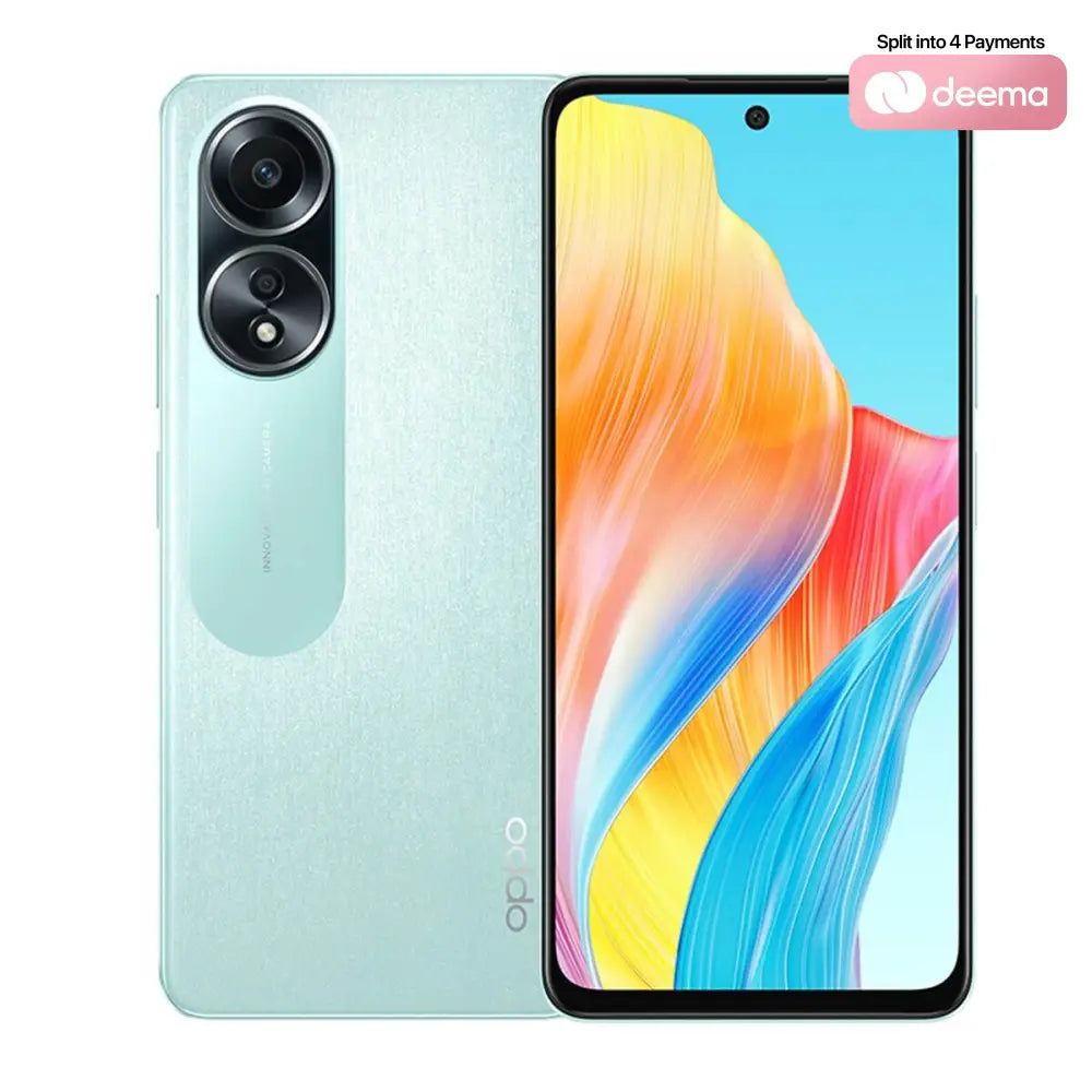 Oppo A58 (8GB RAM + 128GB Memory) - Dazzing Green