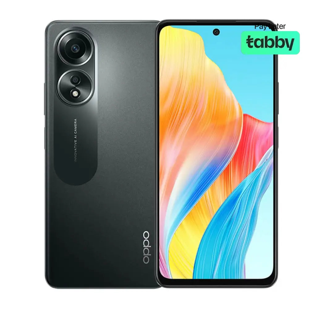Oppo A58 (8GB RAM + 128GB Memory) - Glowing Black