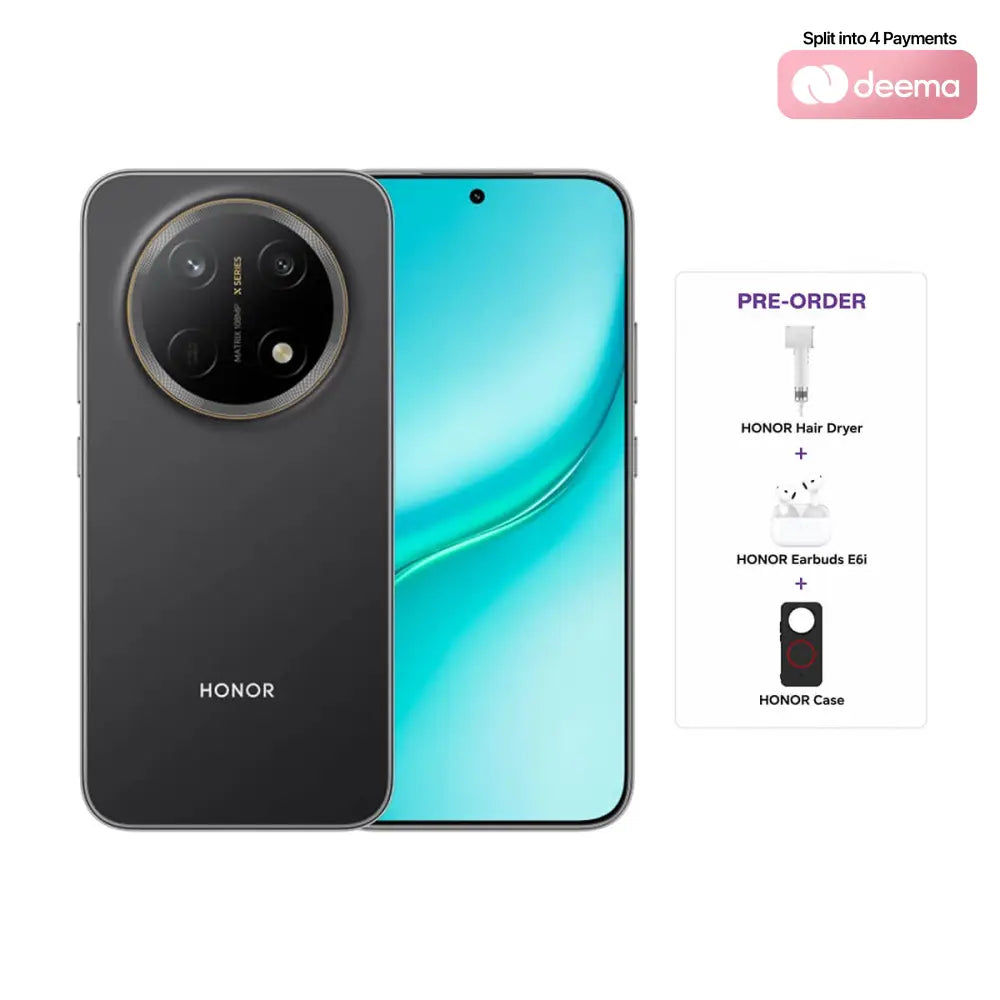 Pre-Order Honor X9e Pro 5G (8GB RAM + 256GB Memory) - Midnight Black