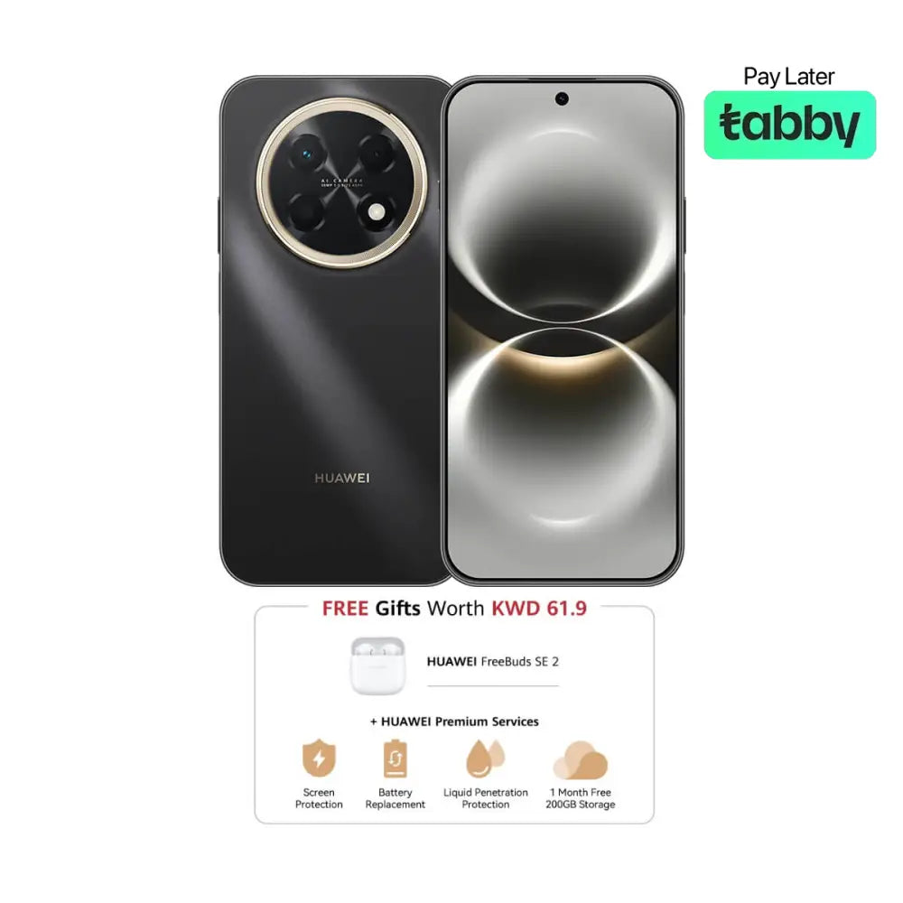 Pre Order Huawei Nova 15 Max (8GB RAM + 256GB Memory) - Golden Black
