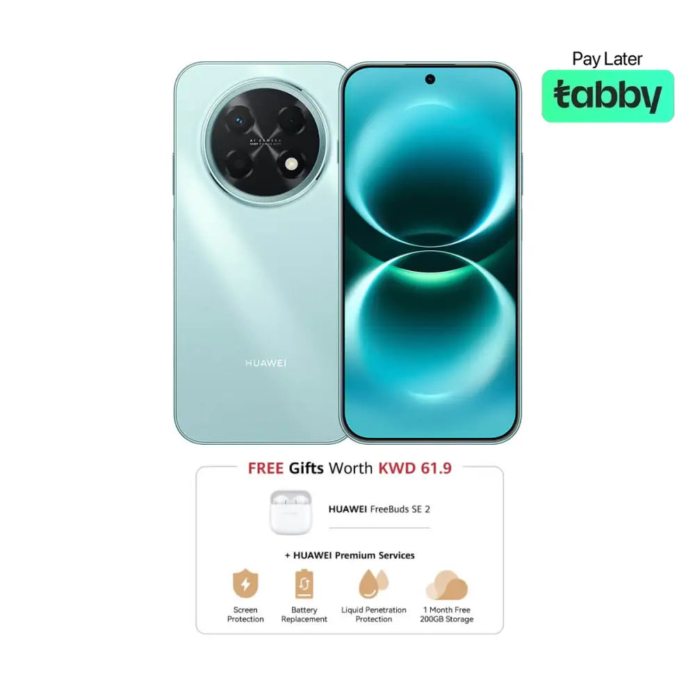 Pre Order Huawei Nova 15 Max (8GB RAM + 256GB Memory) - Lake Cyan