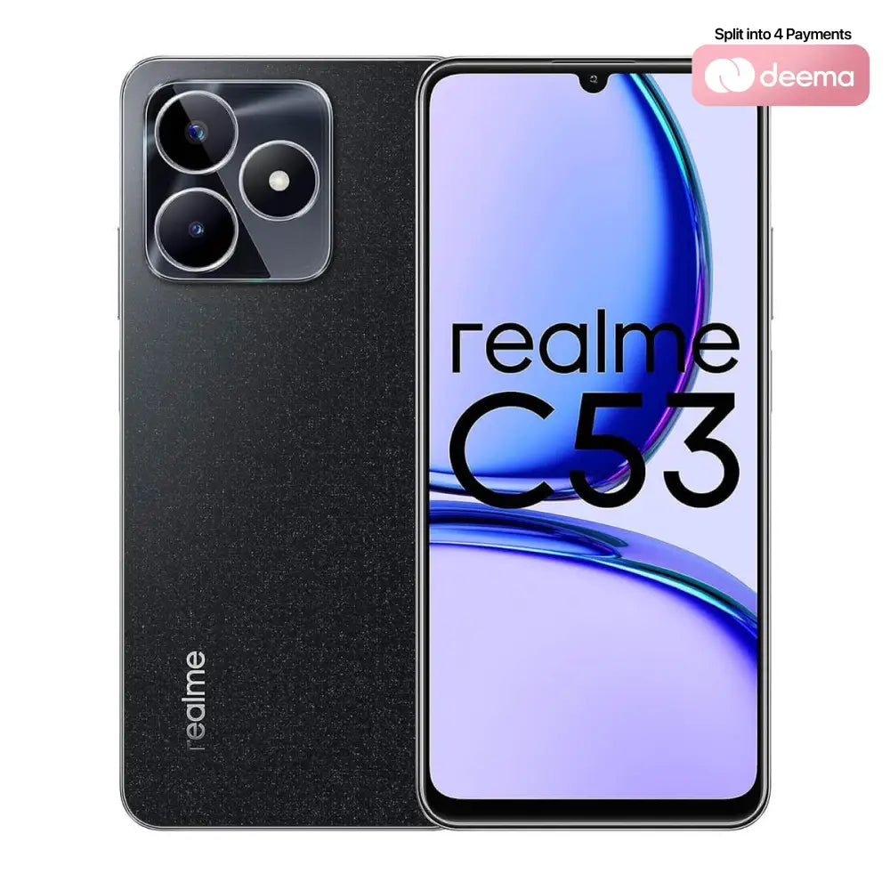 Realme C53 (6GB RAM + 128GB Memory) - Mighty Black