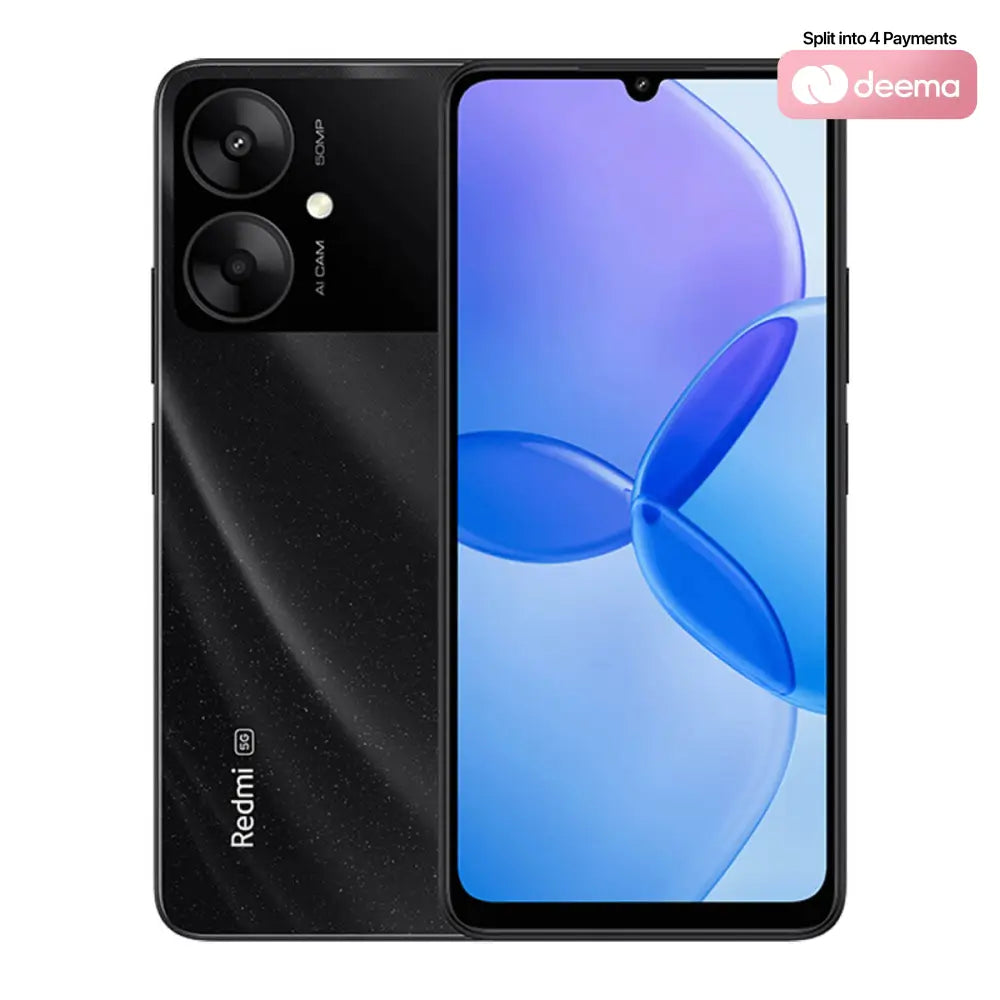 Redmi 13R 5G (4GB RAM + 128GB Memory) Black