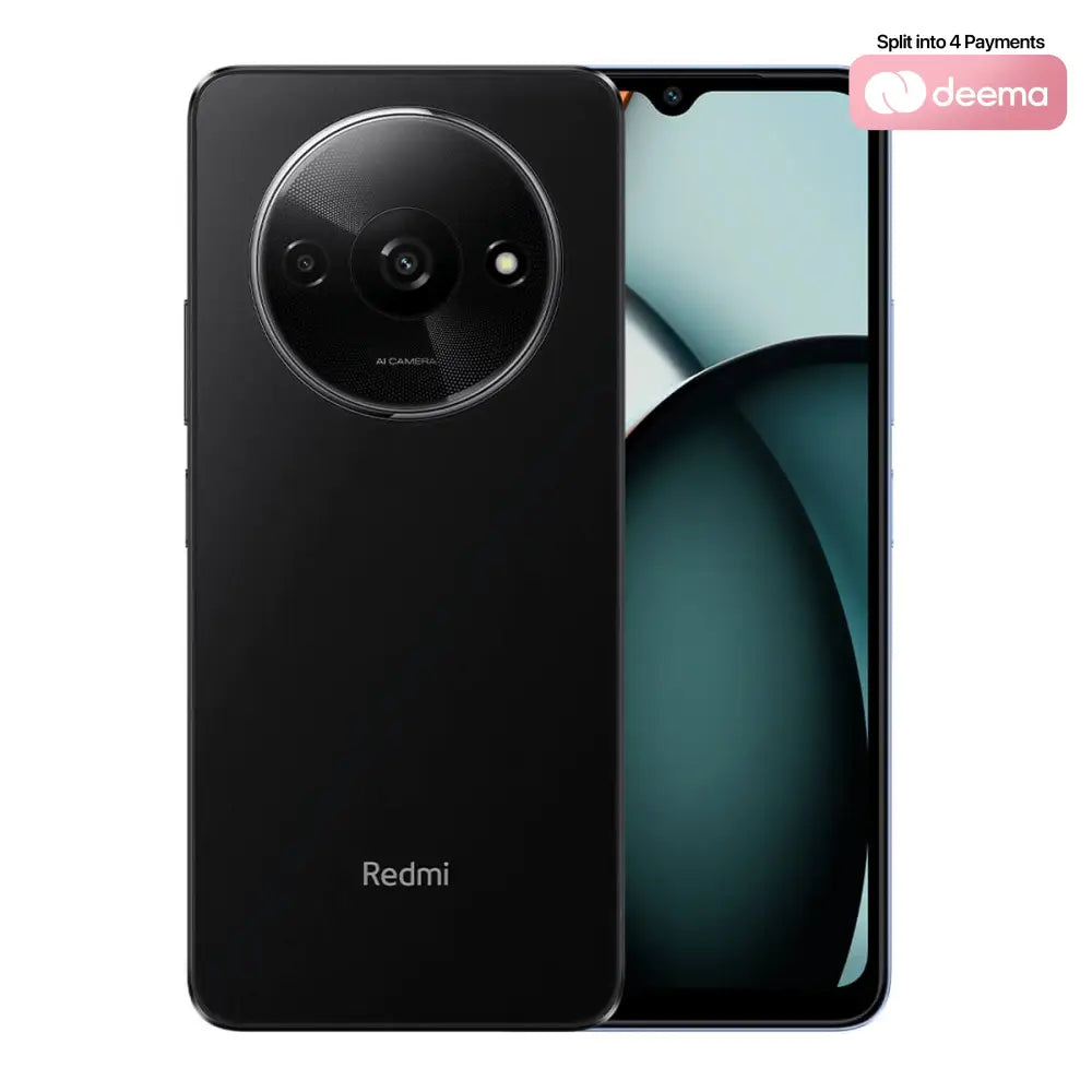 Redmi A3 IND 8GB RAM (4 + 4) + 128GB Memory) - Midnight Black